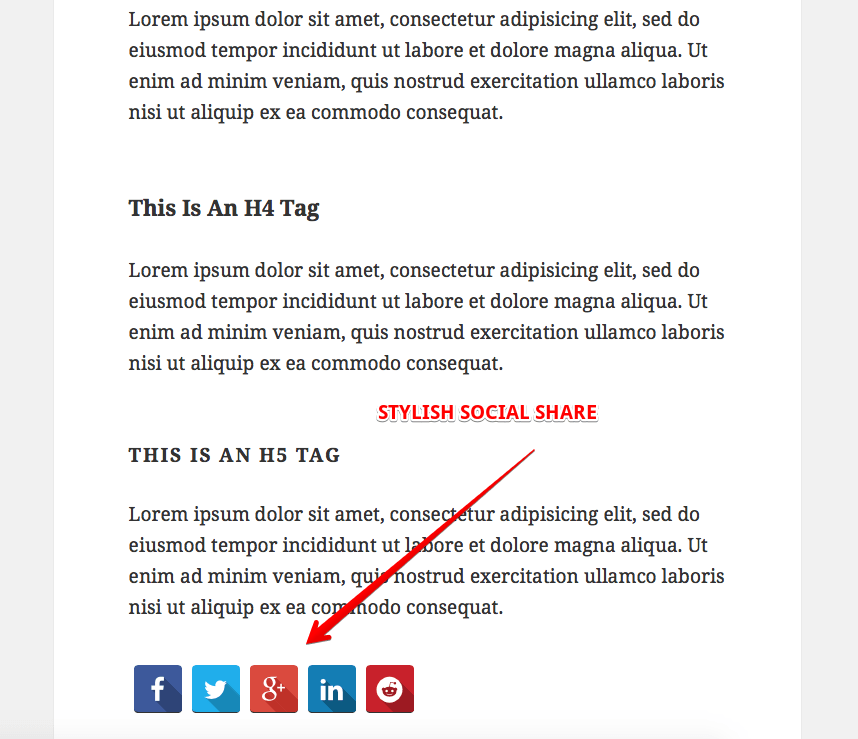 Share widget